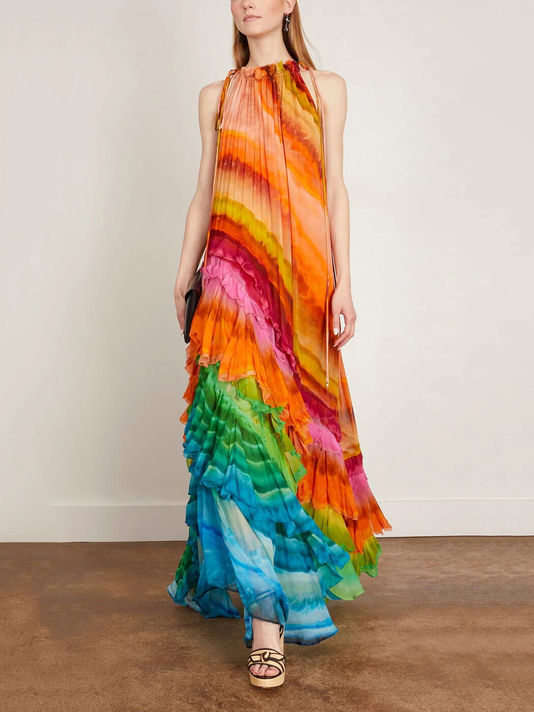 Women Maxi Dress Multi Viscose | Iris-4