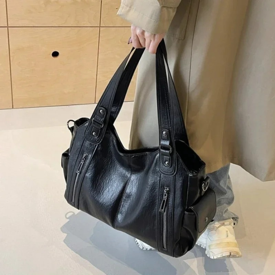 Women Classic Multi-Compartment Shoulder Bag | Alma