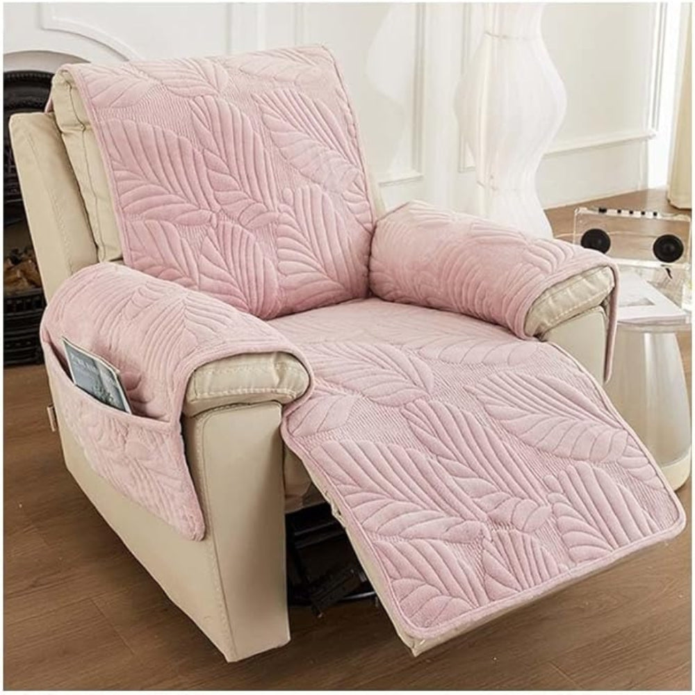 Recliner Chair Cover Green Microfiber | Nature's Touch 3