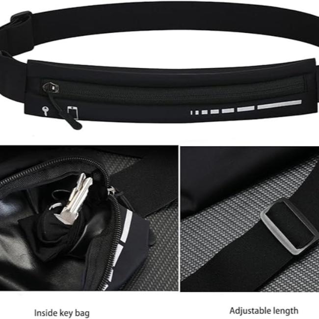 Women Reflective Running Waist Belt | Genevieve
