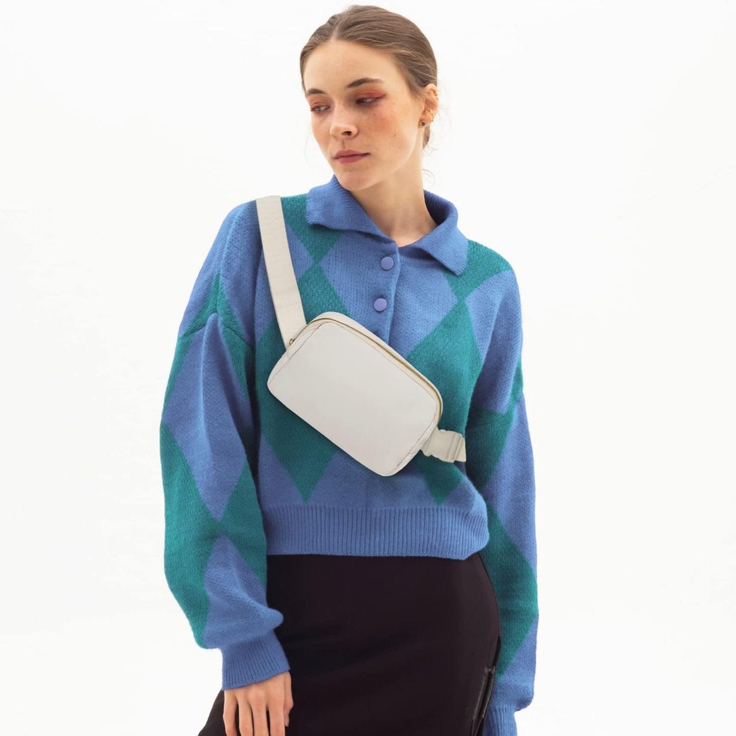 Women Minimalist Waterproof Belt Bag | Jade