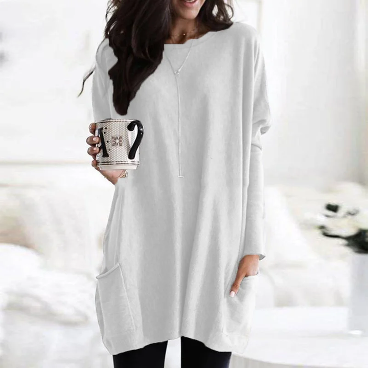 Women Oversized Pocket Tunic | Rachel