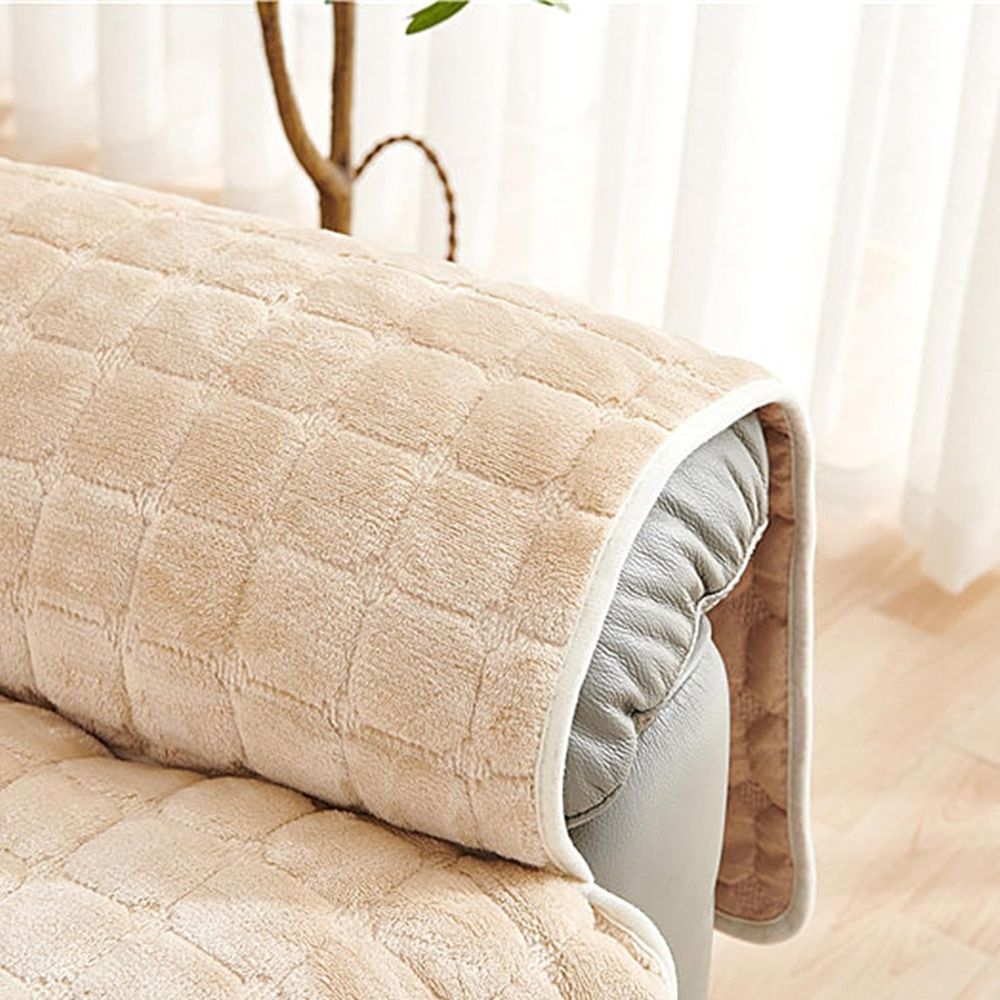 Recliner Chair Cover Grey Microfibre | Cozy Comfort 6