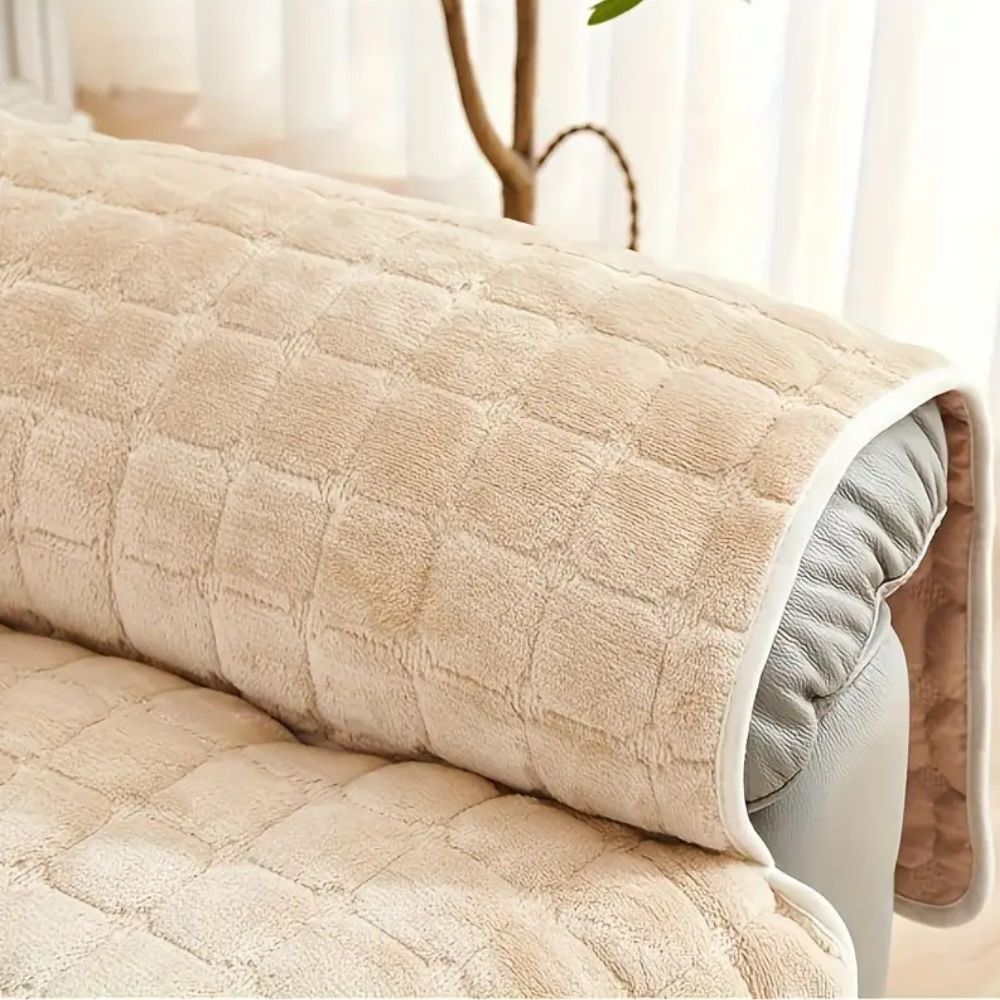 Recliner Chair Cover Velvet Microfibre | Cozy Elegance 4