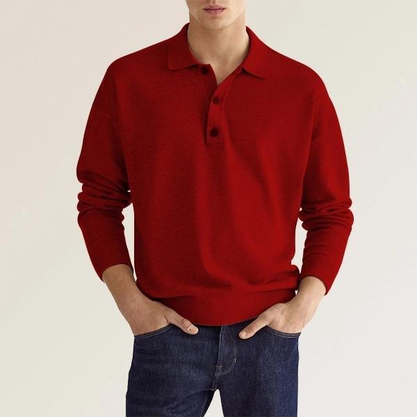Men Classic Polo Sweatshirt | Anthony
