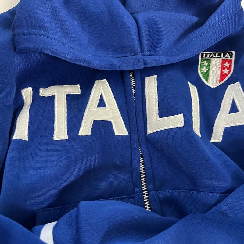 Women Zipper Jacket Blue Polyester | Italia-5