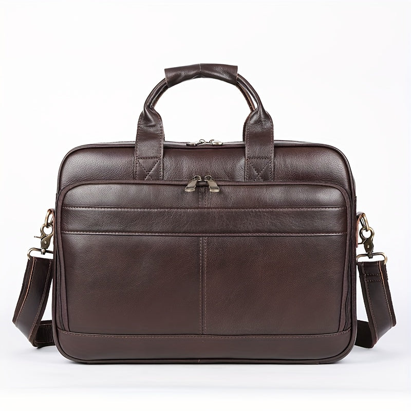 Men Classic Leather Business Bag | Nolan