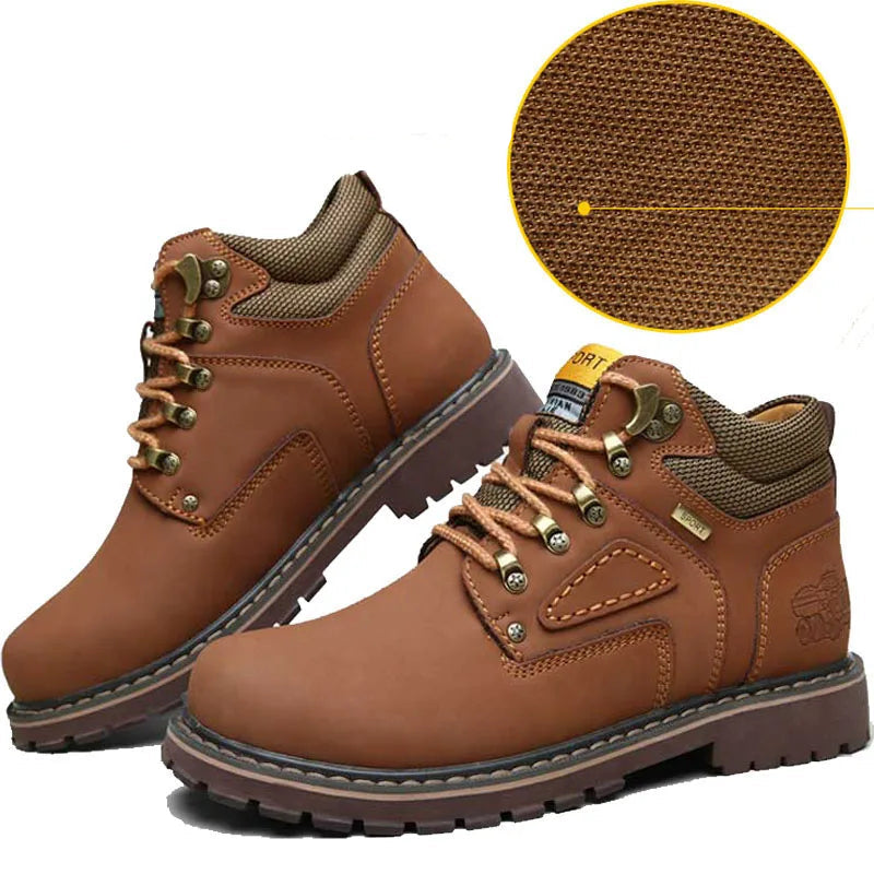 Men Fleece-Lined Work Boots | Mark