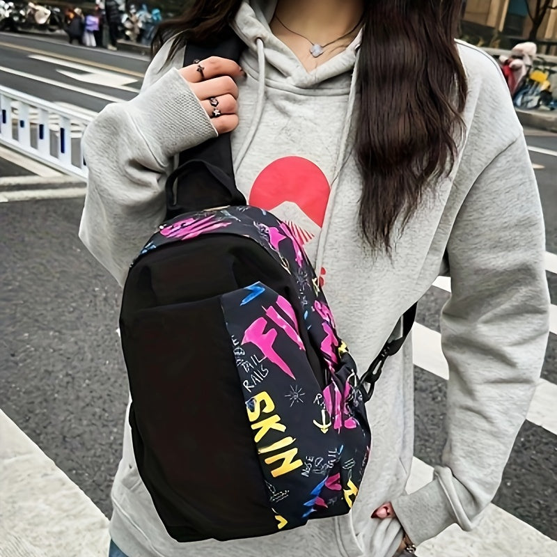 Graffiti Sling Backpack | Sam