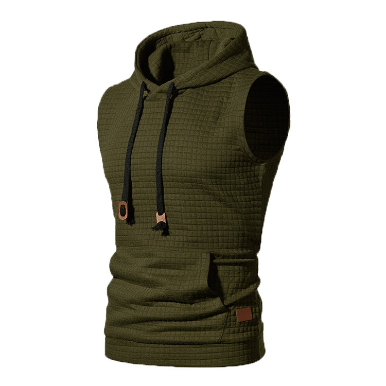Men Sleeveless Hooded Tank | Malcolm