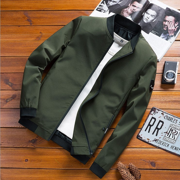 Men Minimalist Bomber Jacket | Samuel