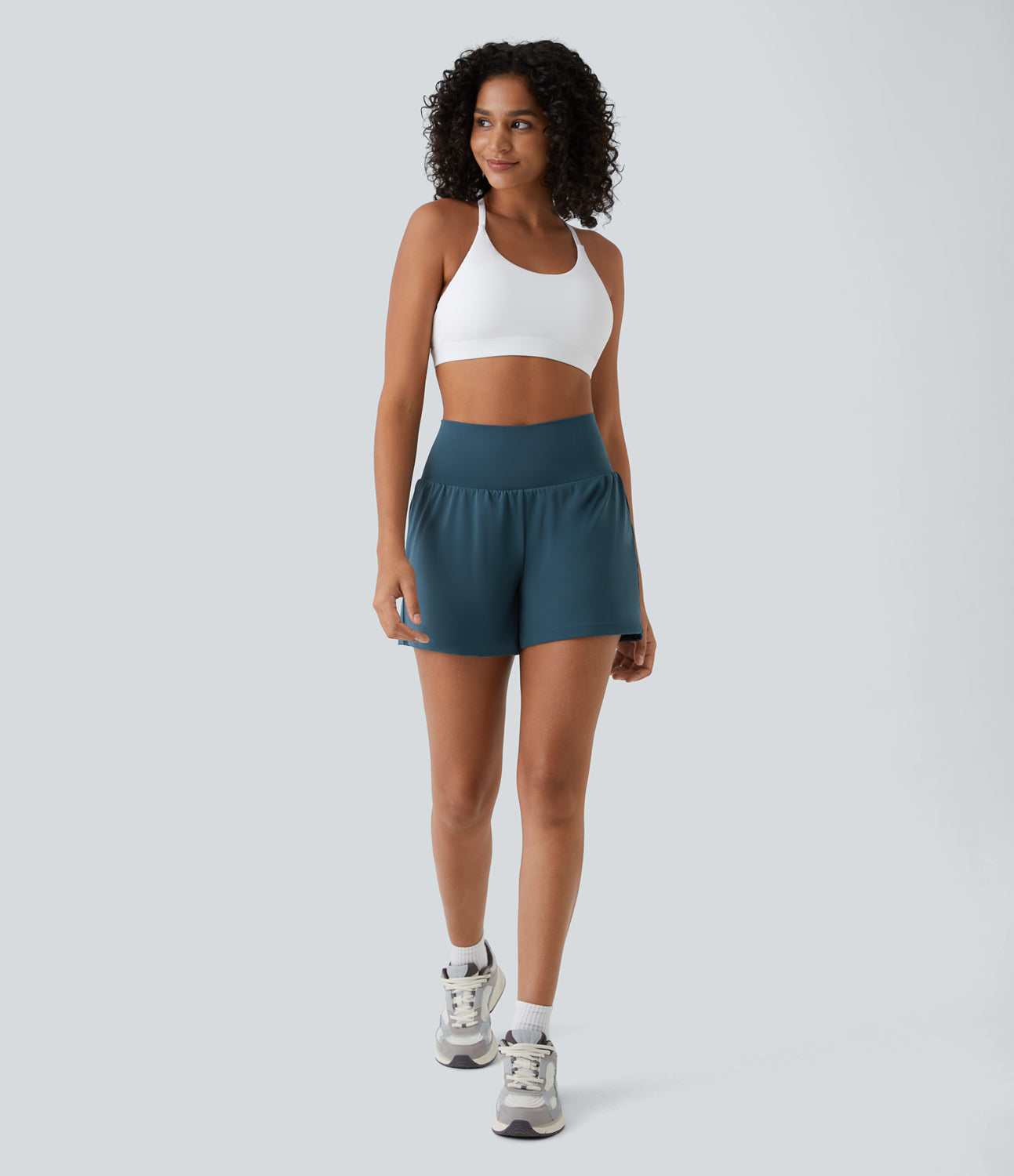 Women High-Waist Relaxed Shorts | Bernadette