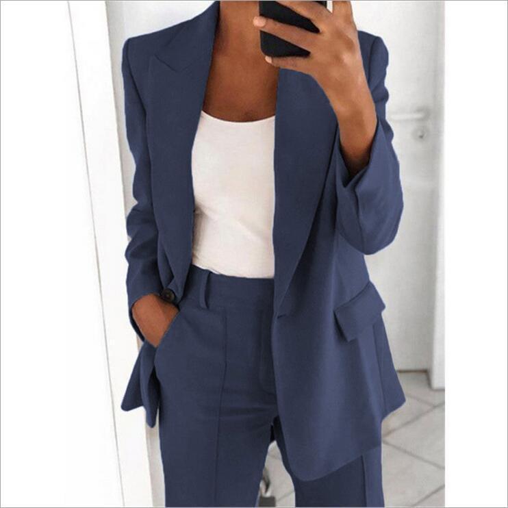 Women Elegant Wide-Leg Pantsuit | Nadira