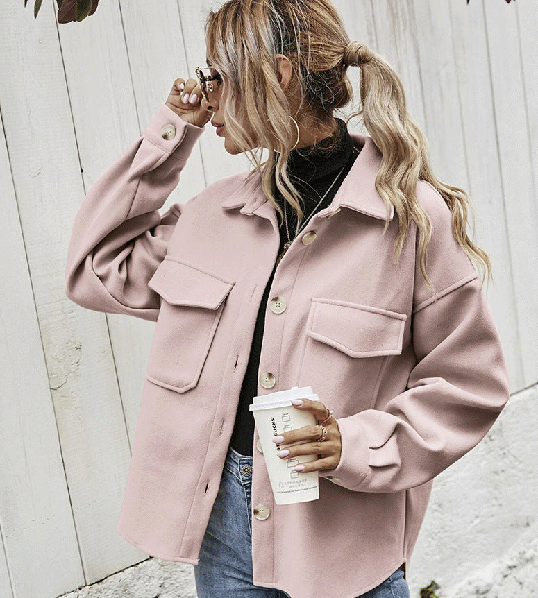 Women Oversized Pocket Jacket | Jewel