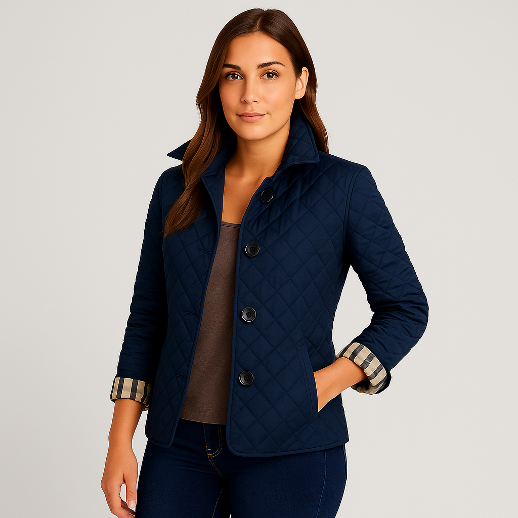 Women Quilted Tailored Jacket | Seraphina