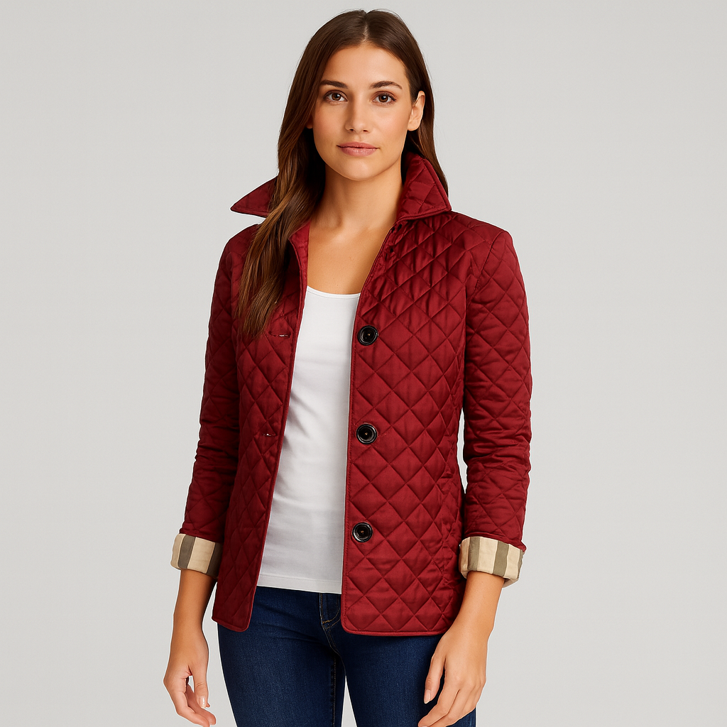 Women Quilted Tailored Jacket | Seraphina