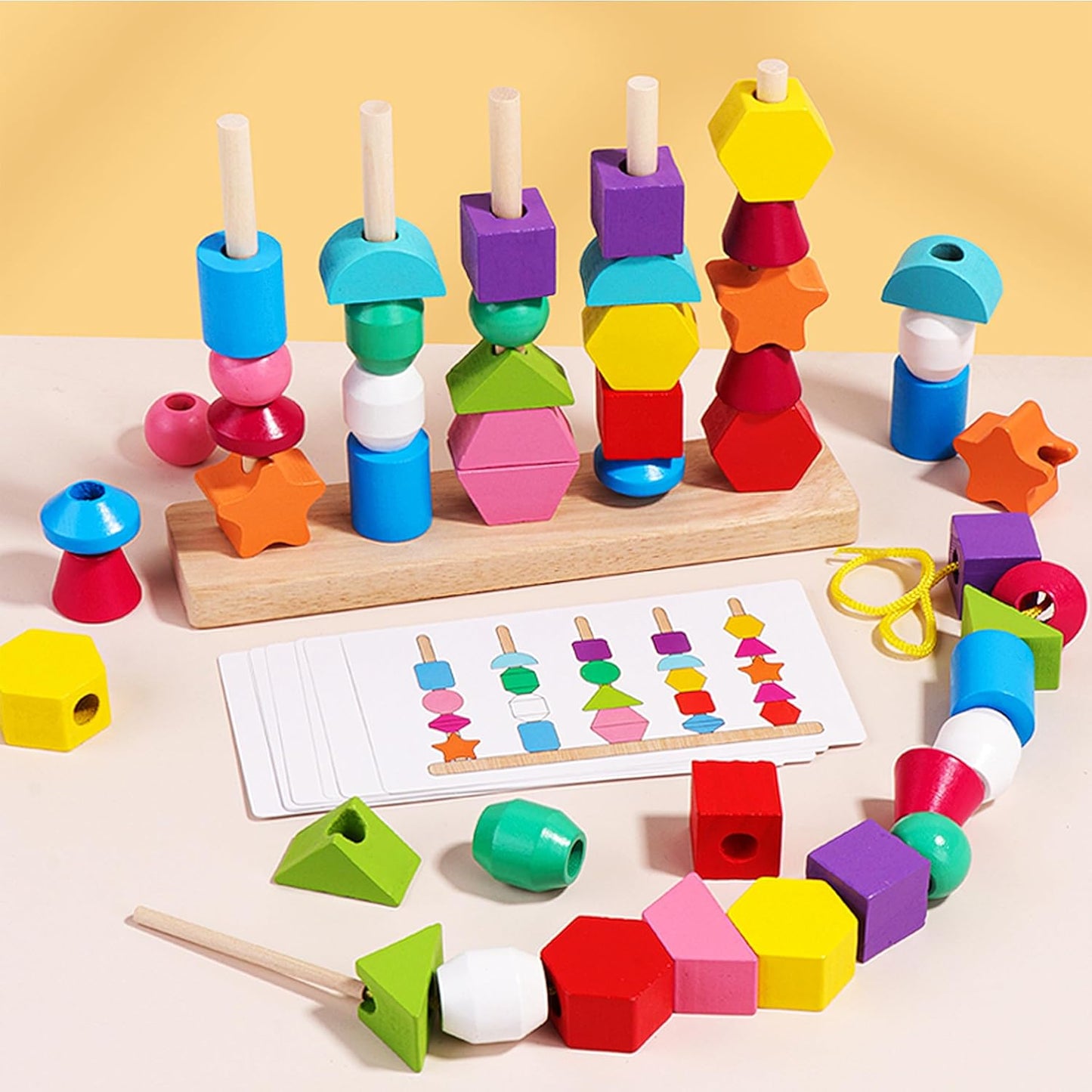 Educational Toy Wooden Puzzle Blocks for 3 Year Olds | Learning Fun-4