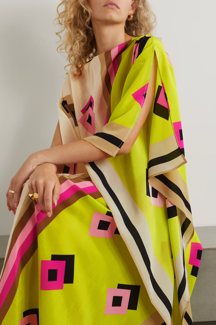 Women Midi Dress Loose Fit | Kimber-2