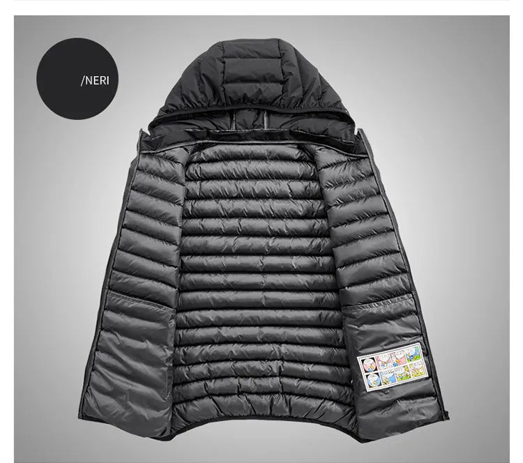 Men’s Hooded Puffer Jacket | Erin