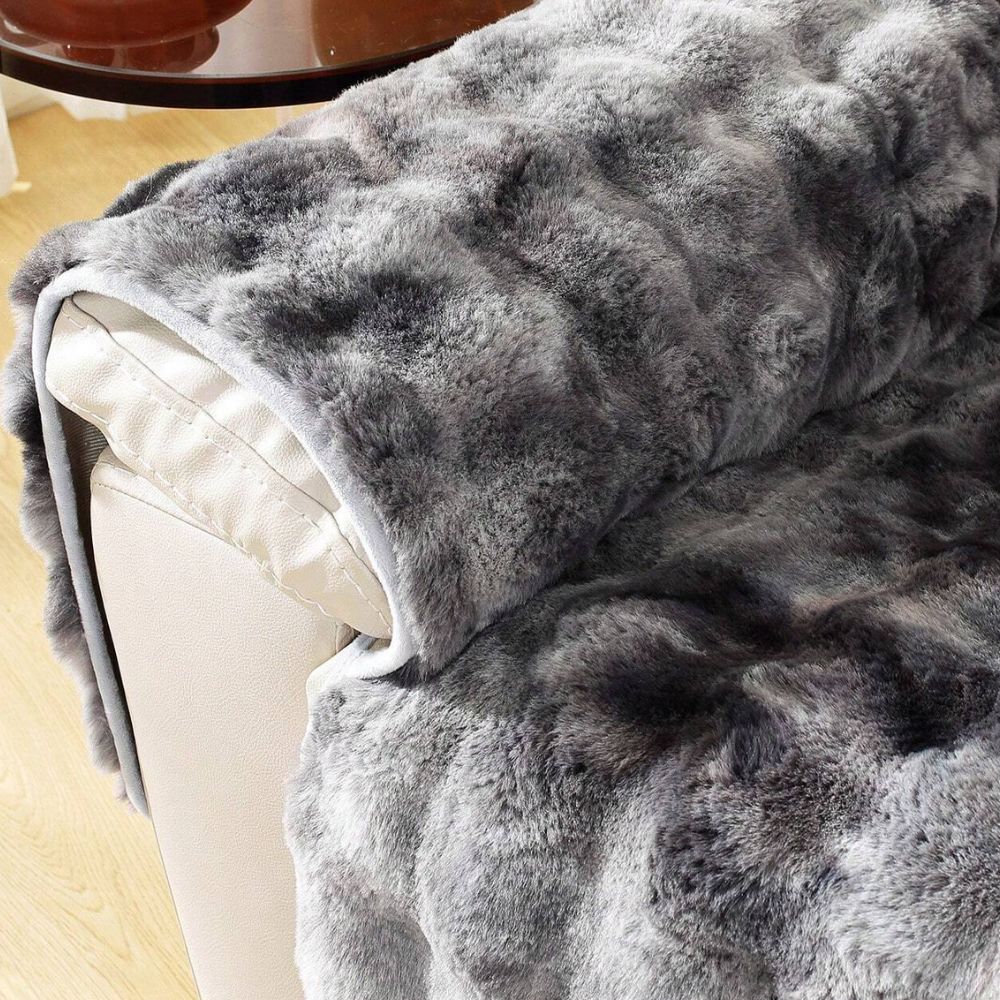 Sofa Cover Velvet Plush Tie-Dyed | Cozy Comfort 3