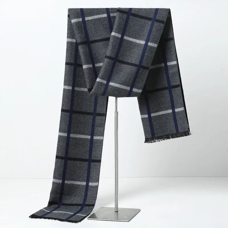 Men Elegant Plaid Scarf | Ian