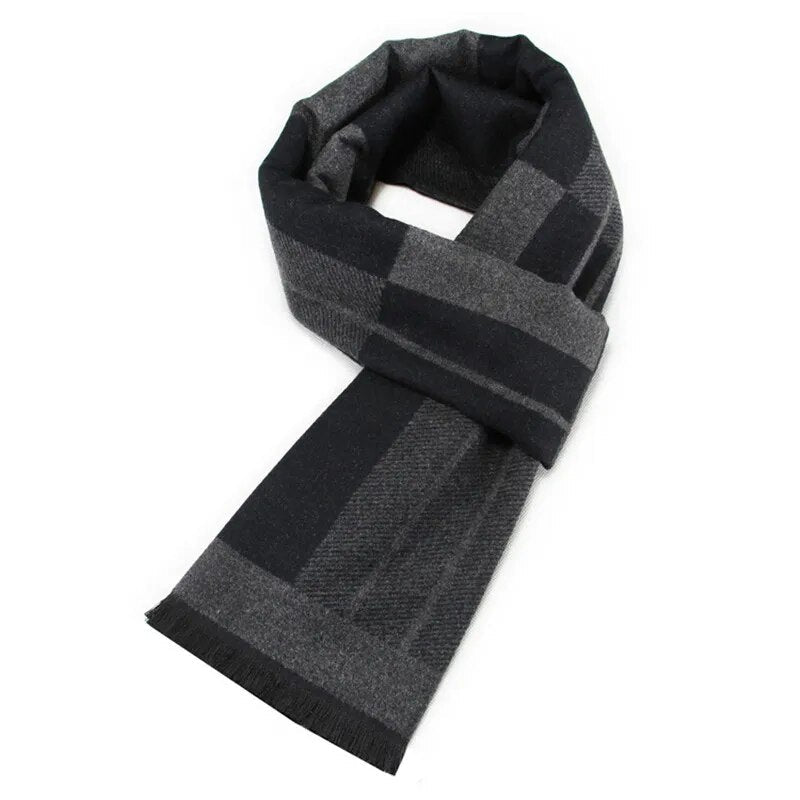 Men Abstract Patterned Winter Scarf | Jerome