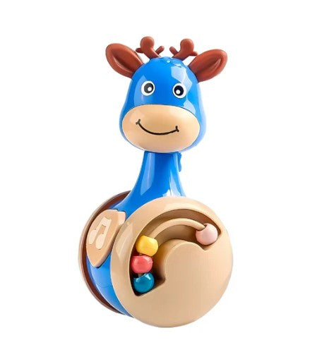 Baby Rolling Toy Pink Plastic Dinosaur | Playful Buddy-5