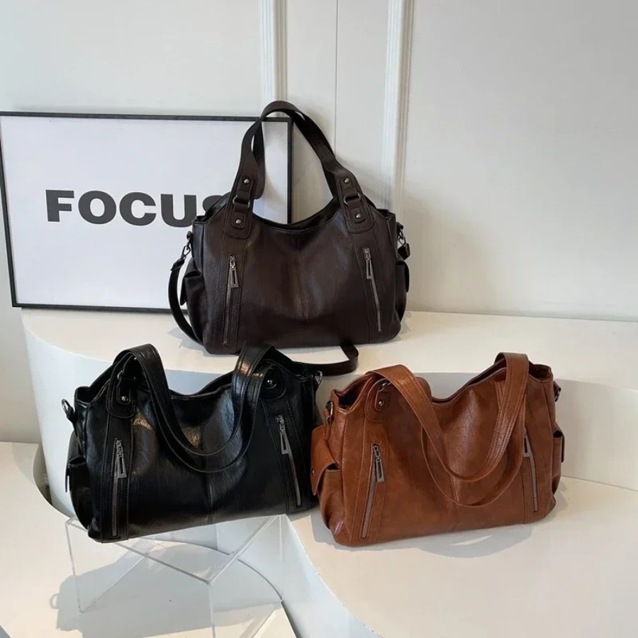Women Classic Multi-Compartment Shoulder Bag | Alma