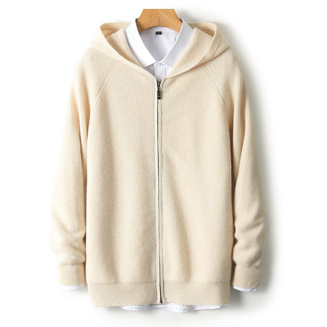 Men’s Zip-Up Knit Hoodie | Kenton