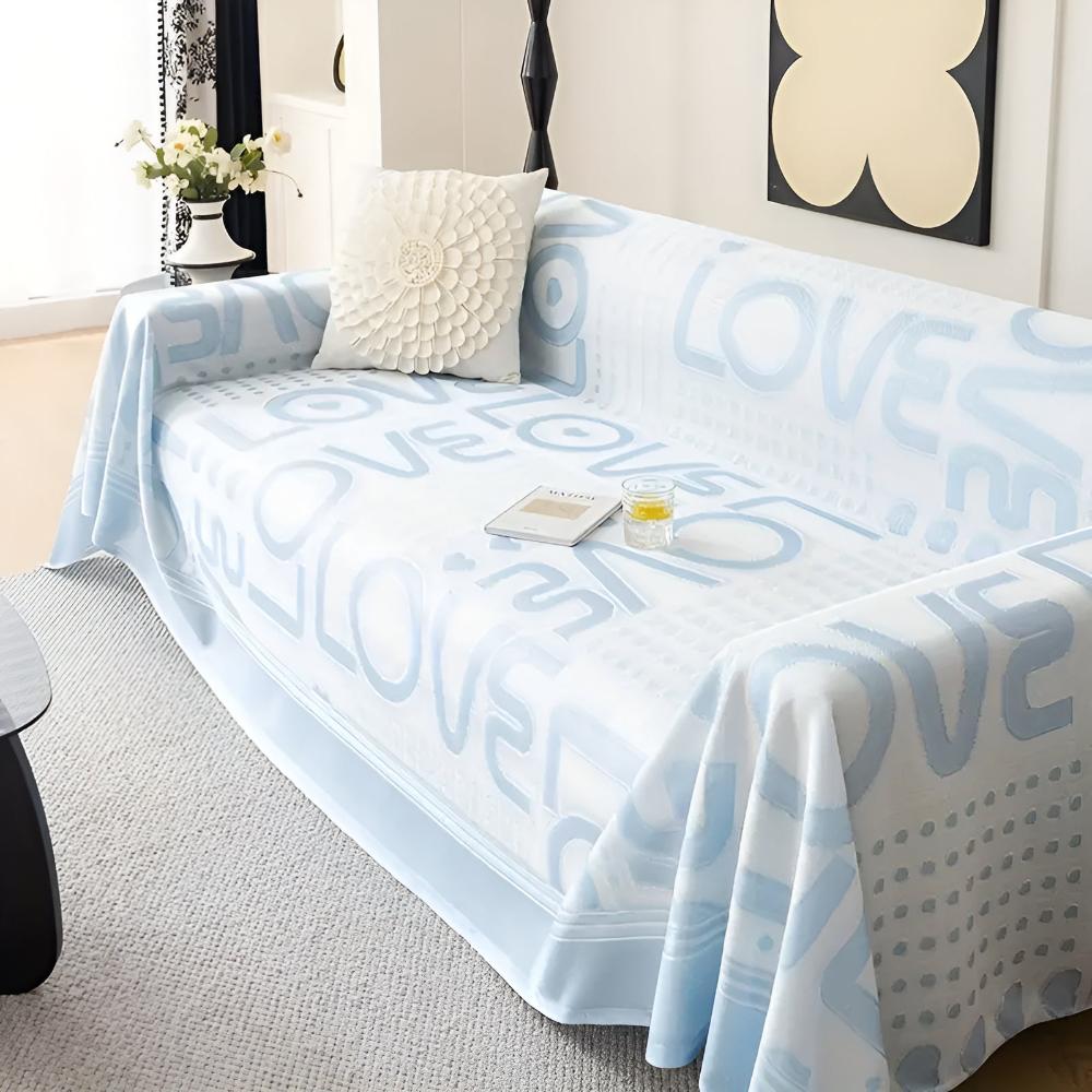 Sofa Cover Blue Cooling Fabric | Serenity 4