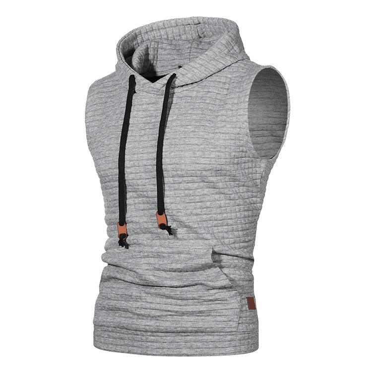 Men Sleeveless Hooded Tank | Malcolm