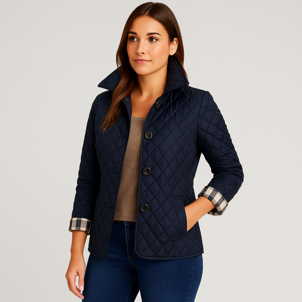 Women Quilted Tailored Jacket | Seraphina