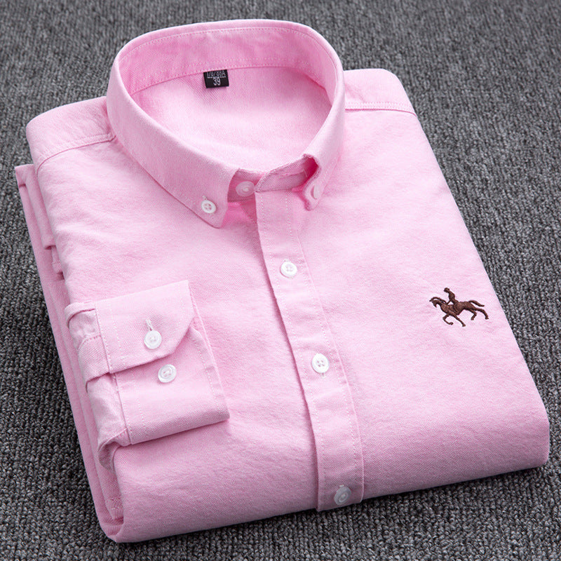 Men Oxford Long Sleeve Shirt | Roger