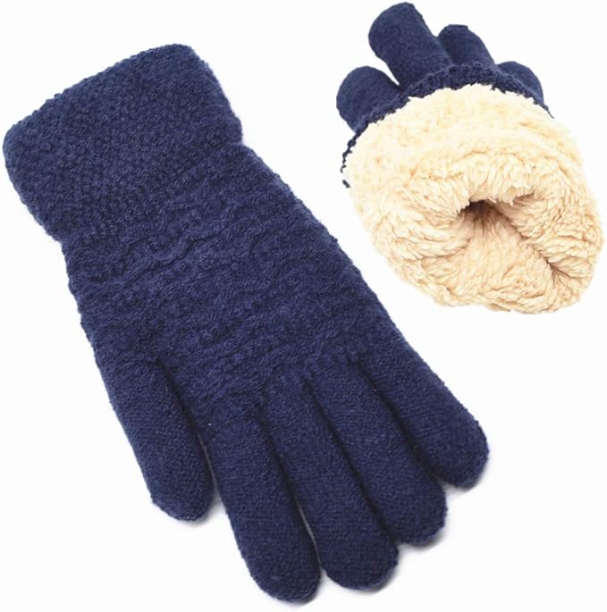 Women Fleece-Lined Knit Gloves | Valerie
