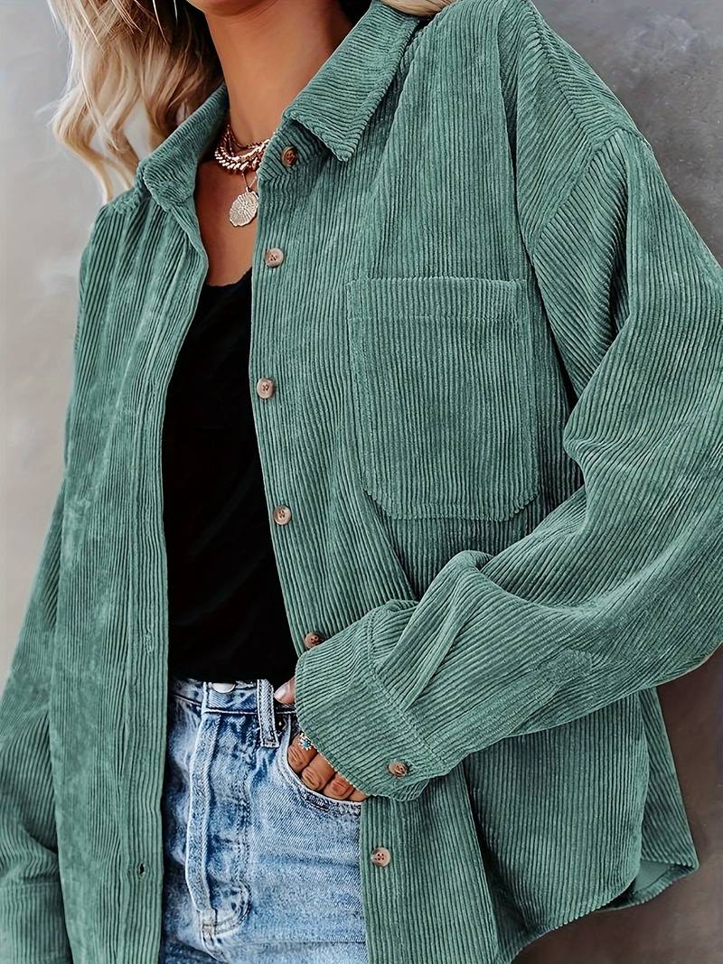 Women Oversized Button Shirt | Audrey