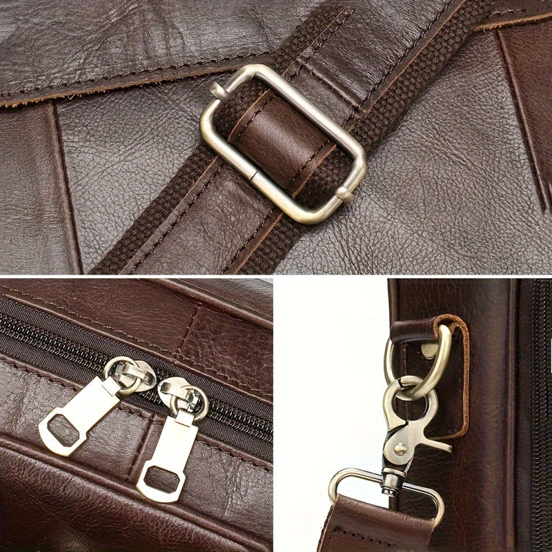 Men Classic Leather Business Bag | Nolan