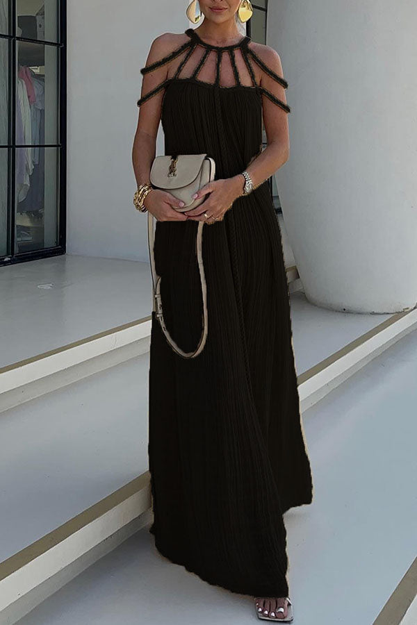 Women Bohemian Rope Strap Maxi Dress | Susanna