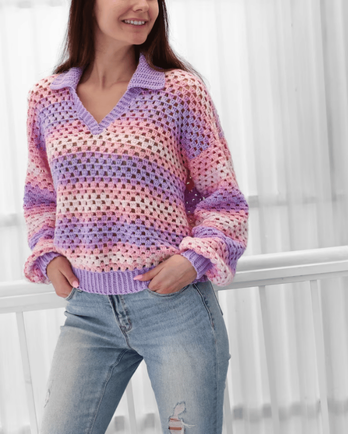 Women Hippie-Inspired Oversized Cardigan | Ludovica