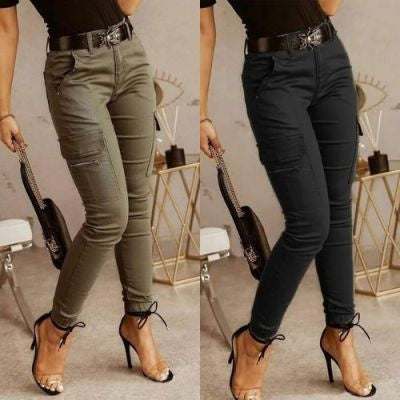Women Slim Fit Cargo Pants | Tessa