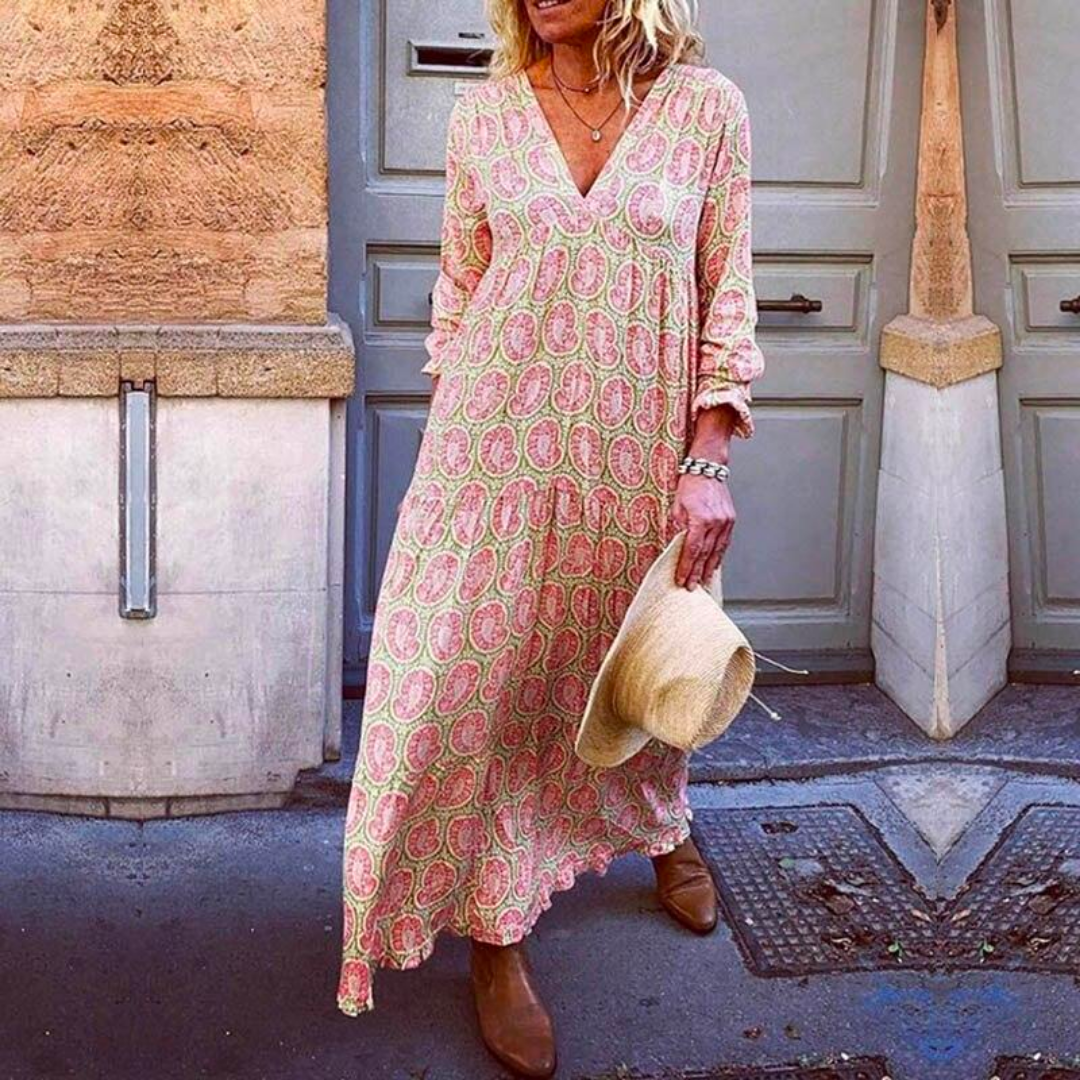 Women Boho Maxi Dress | Alinta
