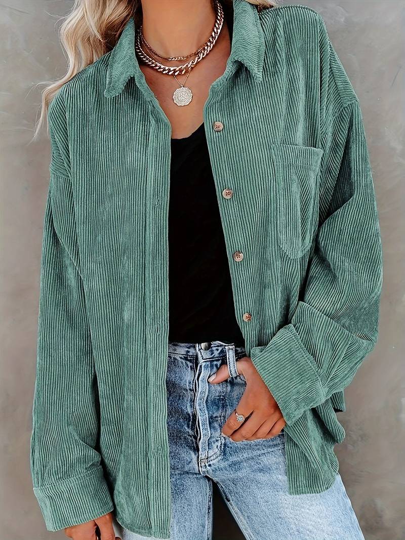 Women Oversized Button Shirt | Audrey