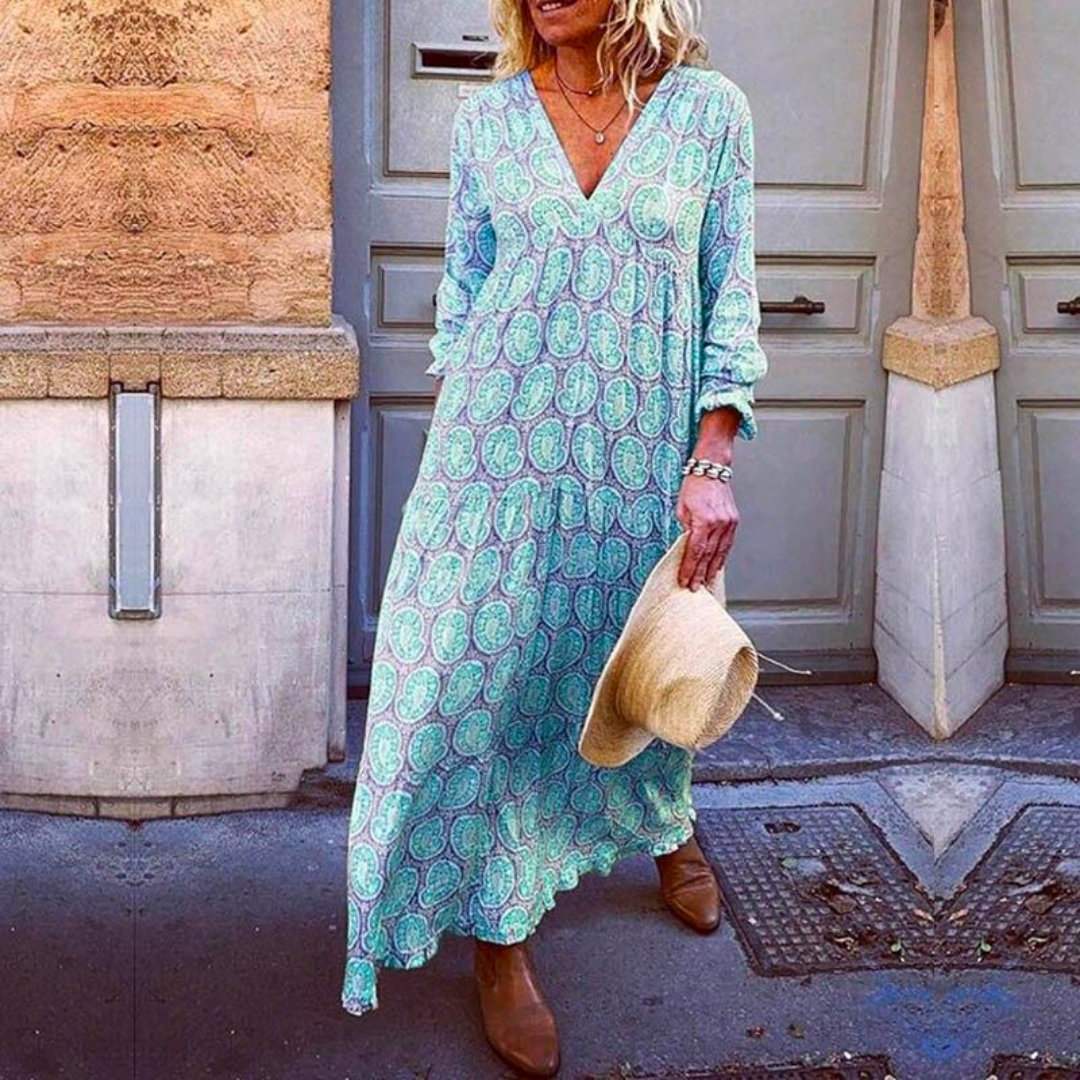 Women Boho Maxi Dress | Alinta