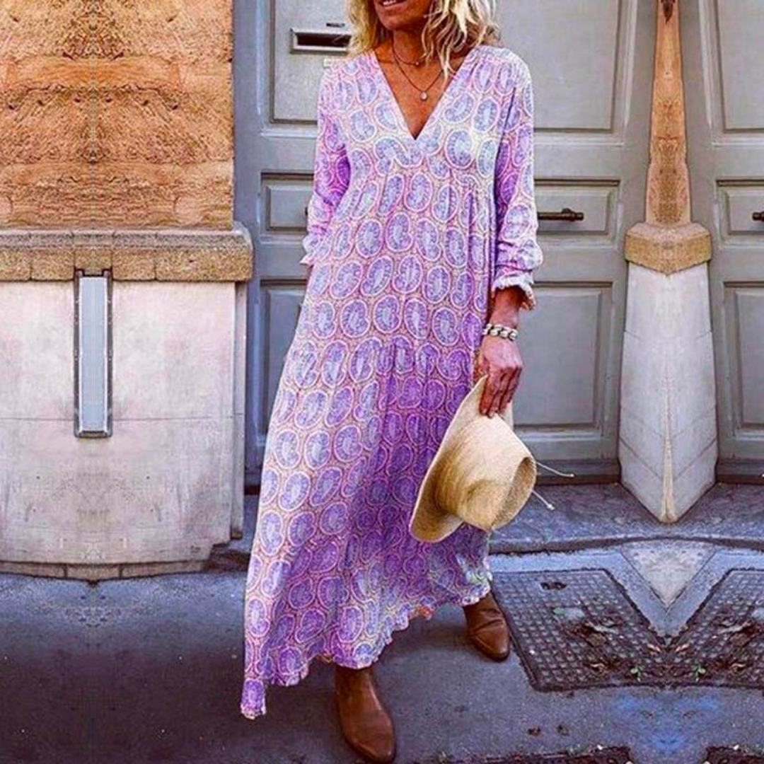 Women Boho Maxi Dress | Alinta