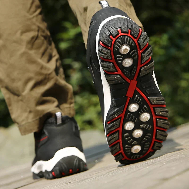 Men Walking Shoe Black Ergonomic | Comfort Step-4