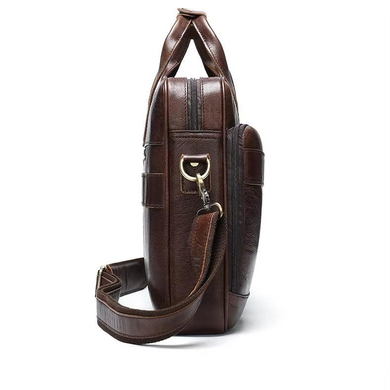 Men Classic Leather Business Bag | Nolan