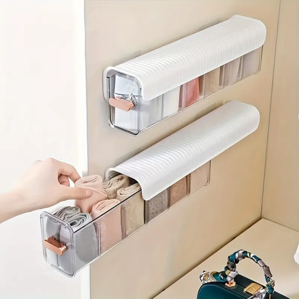 Wall Storage Organizer White Plastic | Key Holder for Wall 3