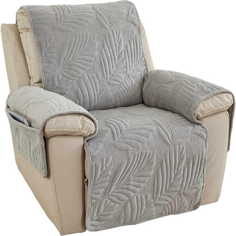 Recliner Chair Cover Green Microfiber | Nature's Touch 5