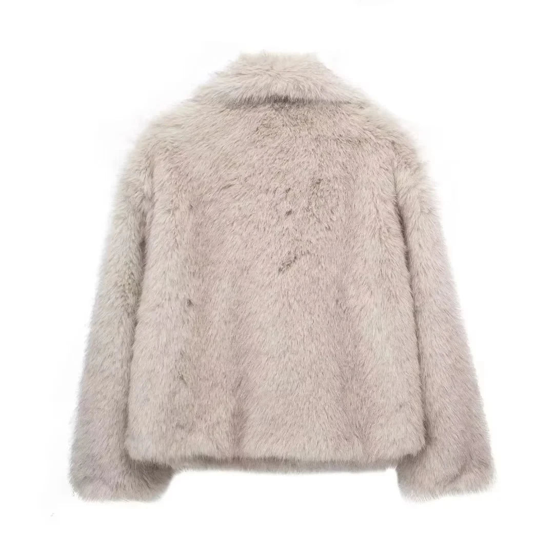 Women Luxury Faux Fur Jacket | Avienne