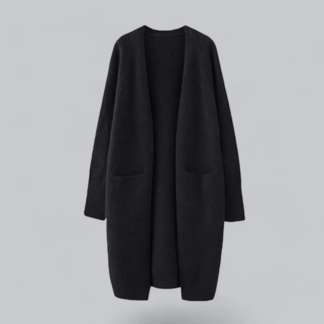 Women Minimalist Open Pocket Cardigan | Janela