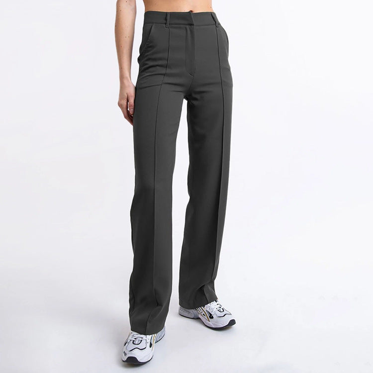 Women High-Waisted Wide-Leg Trousers | Rianne
